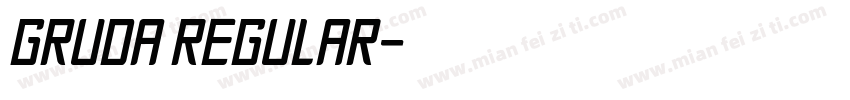 Gruda Regular字体转换